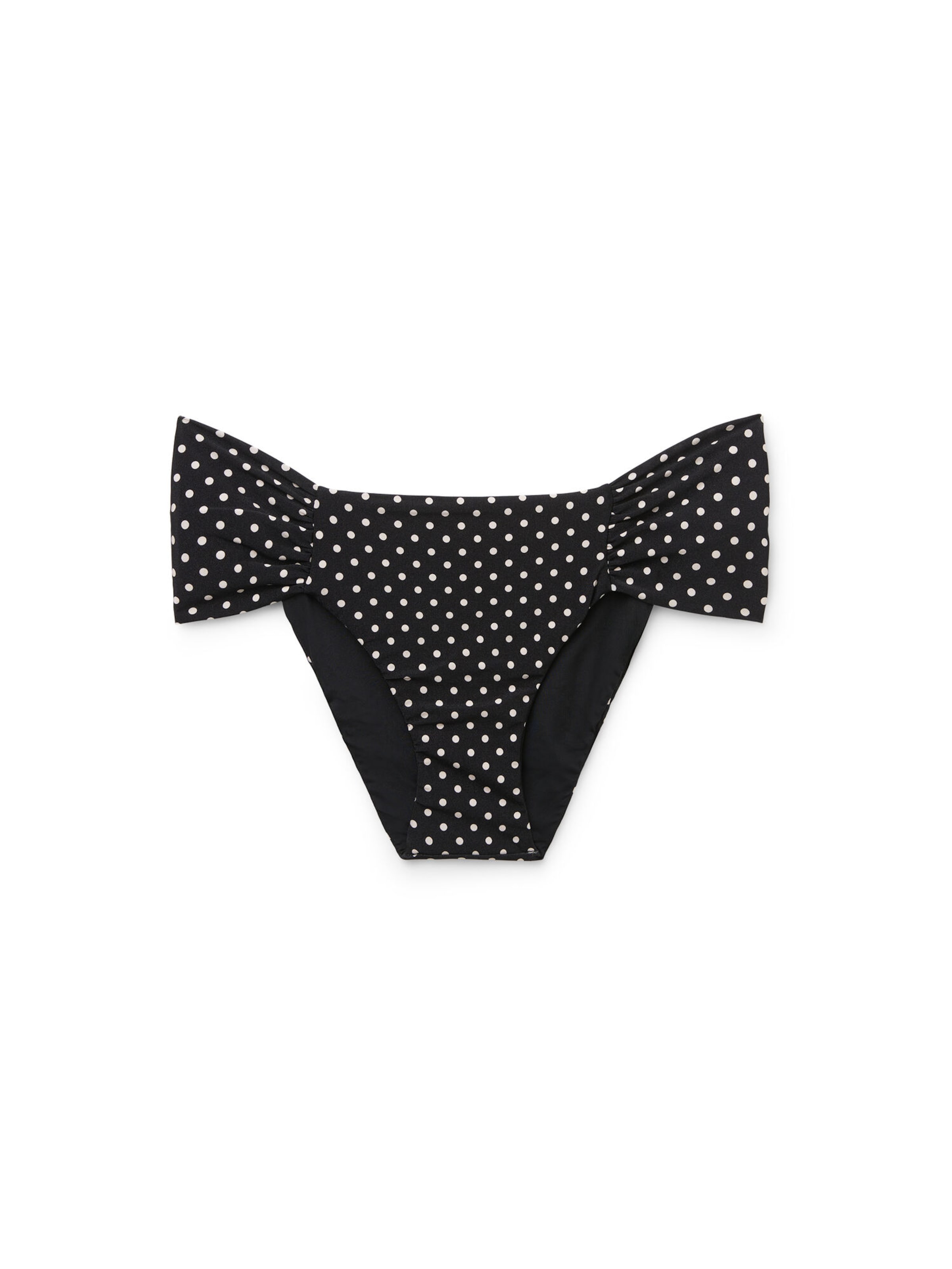 CALZEDONIA Bikini Bottoms 'Polka Dot Black' in L in Black / White, Item view