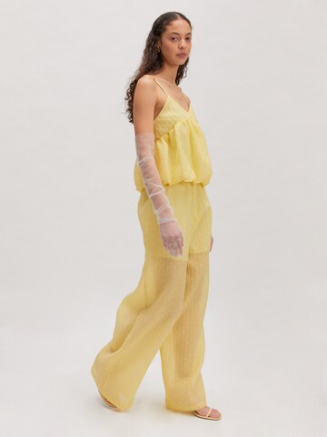 EDITED Широкий Штаны 'Jaylee' в Желтый
