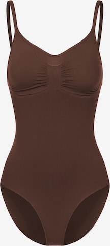 Body modelant 'Bodysuit Sculpting Shapewear mit Slip' cfab (formerly creamy fabrics) en marron : devant
