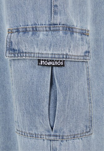 SOUTHPOLE Wide leg Cargo jeans in Blue