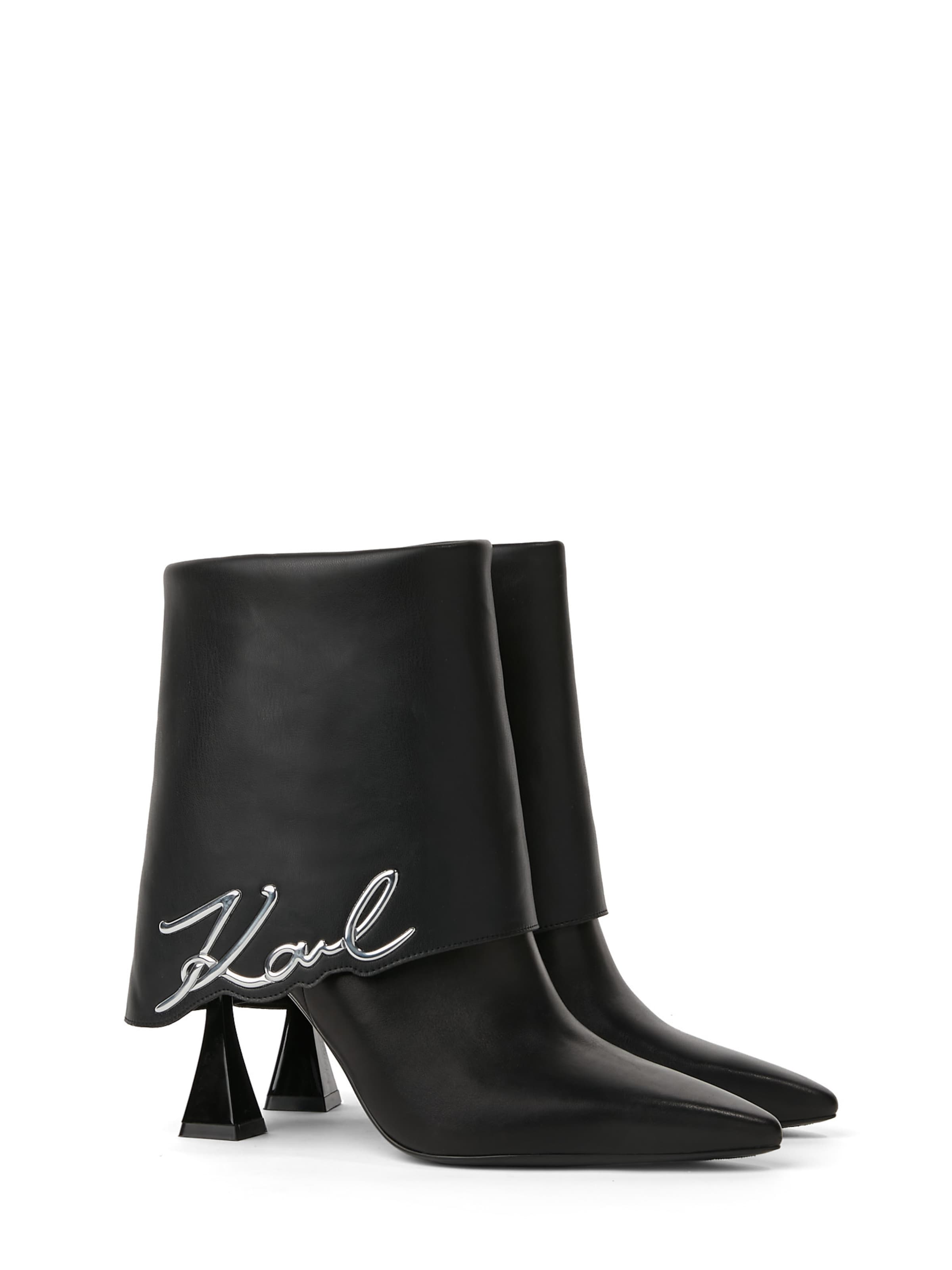 Karl Lagerfeld Stövlett 'Debut II' i svart