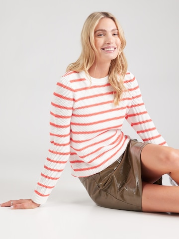 VILA Sweater 'VIDALO' in White: front