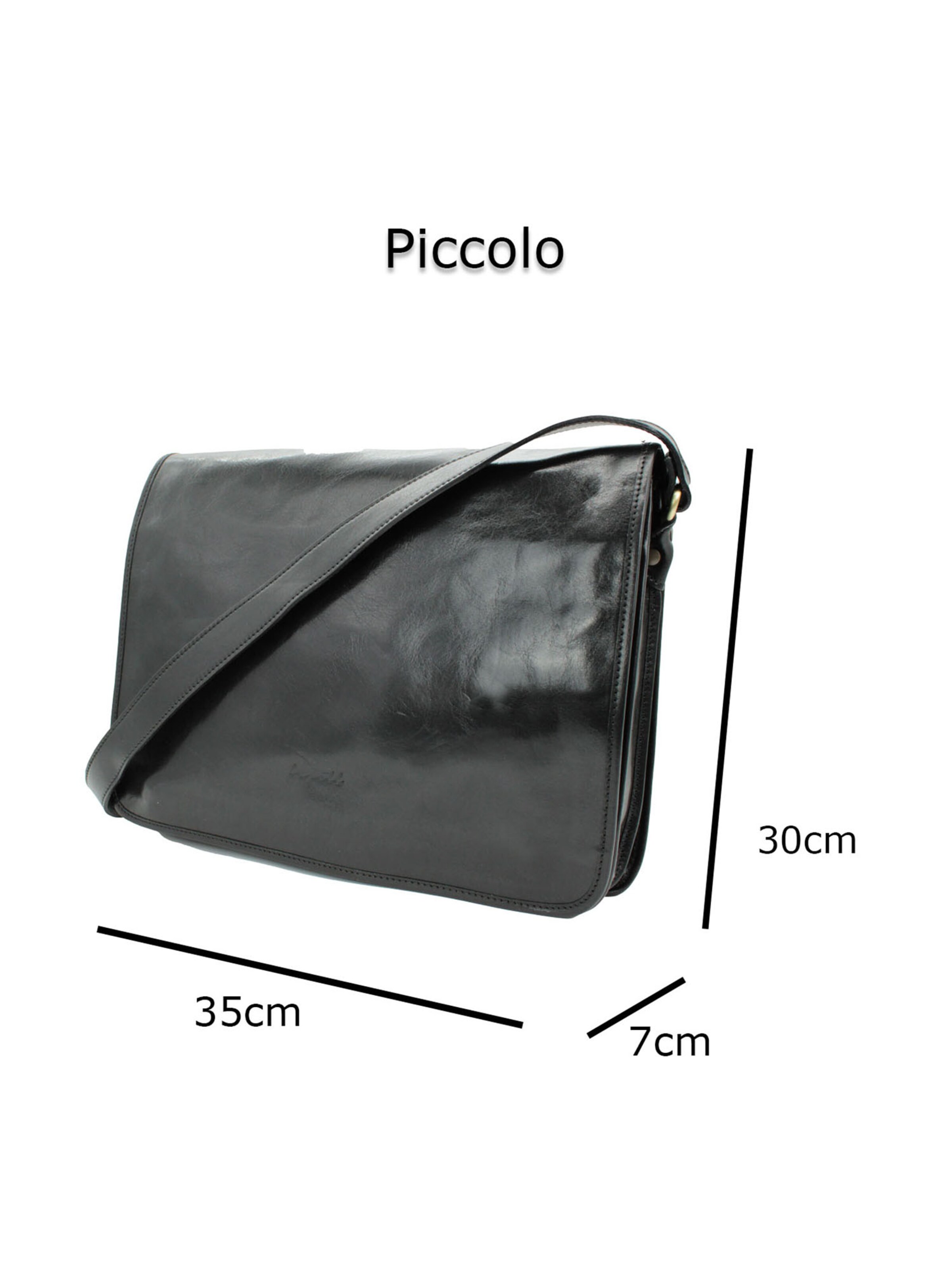 bupell Messenger 'Eugenio Piccolo' in Black