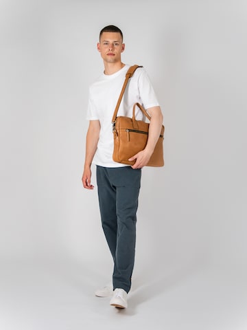 still Nordic Document Bag 'Clean Brief' in Brown