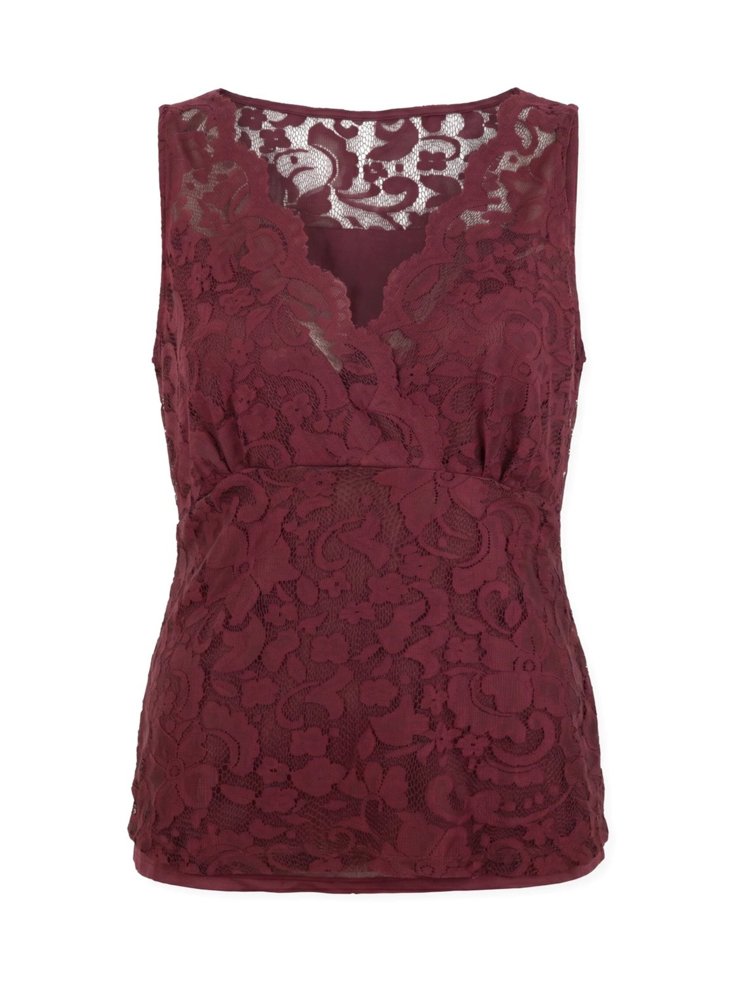 Alexa Dash Bluse in Rot: Vorderseite