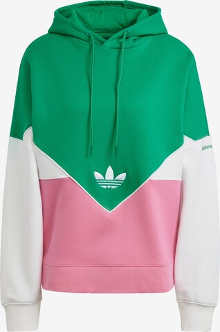 ADIDAS ORIGINALS Sweatshirt in Green: front