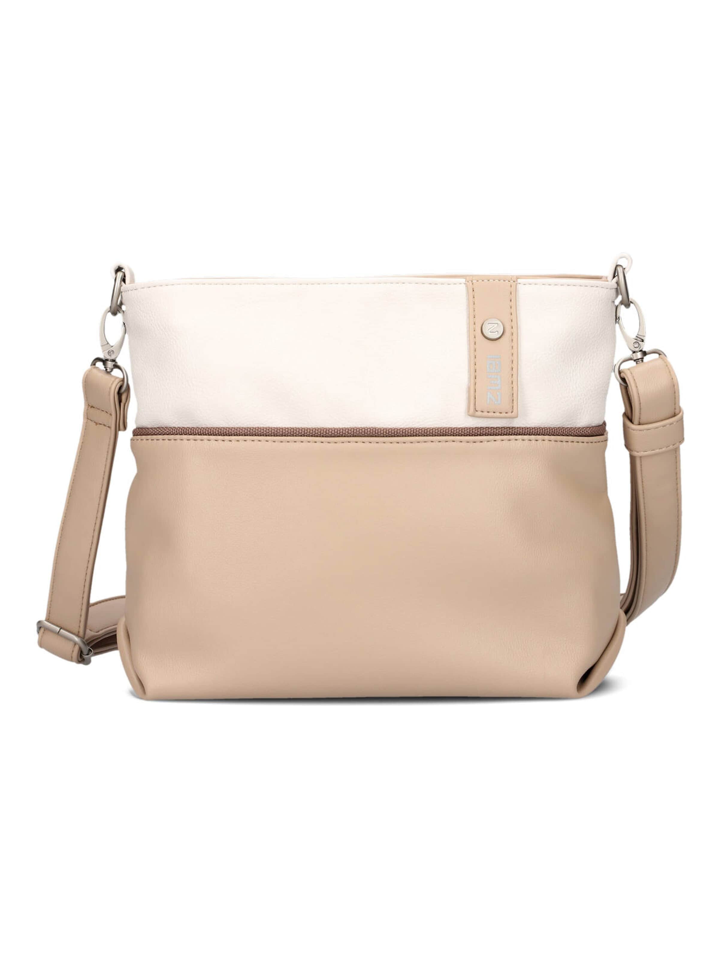 ZWEI Schoudertas 'JANA J8' in Beige: voorkant