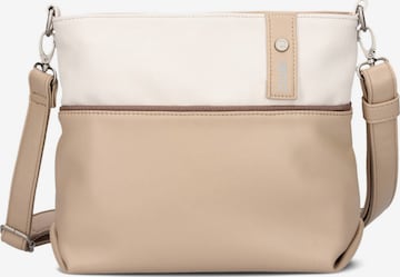 ZWEI Schoudertas 'JANA J8' in Beige: voorkant