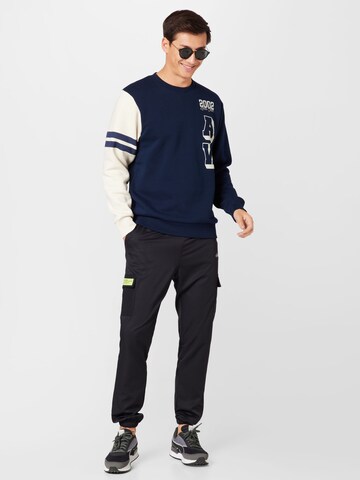 JACK & JONES Mikina 'AWORLD' – modrá