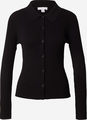 TOPSHOP Cardigan i sort: forside