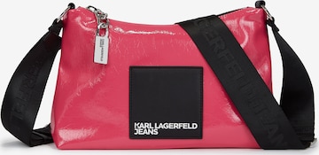 KARL LAGERFELD JEANS Taška přes rameno – pink: přední strana