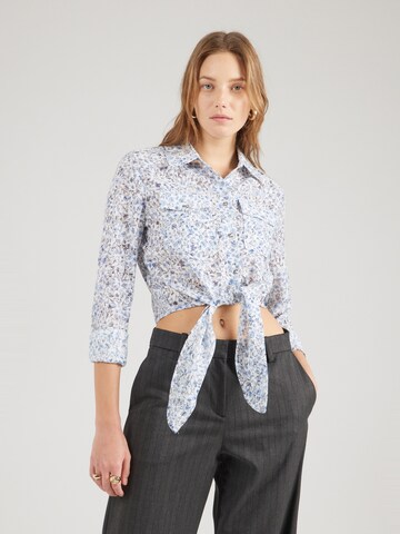 GUESS Bluse 'ADELAIDE' i blå: forside