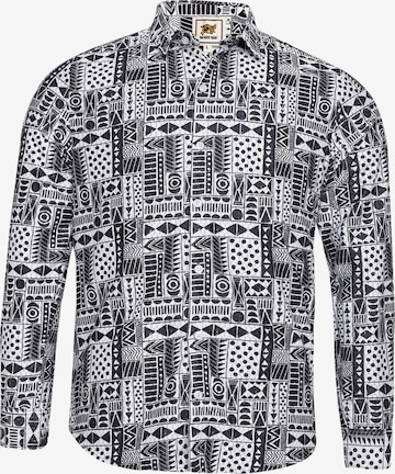 Campus Sutra - Ajuste regular Camisa en negro: frente