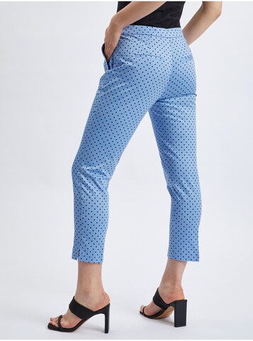 Orsay Slim fit Pleated Pants in Blue