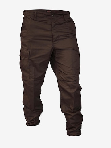 Regular Pantalon outdoor 'Trooper' normani en marron : devant