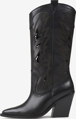 Bottes de cowboy ' New-Kole ' BRONX en noir : devant