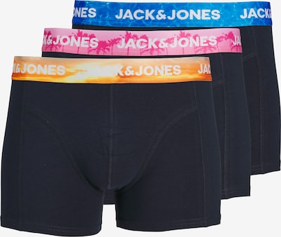 Boxer trumpikės 'LUCA' iš JACK & JONES, spalva – mėlyna / tamsiai mėlyna / oranžinė / rožinė, Prekių apžvalga