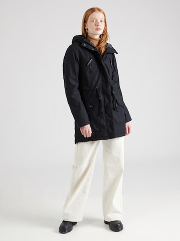 Ragwear Parka 'ELSIE' in Schwarz