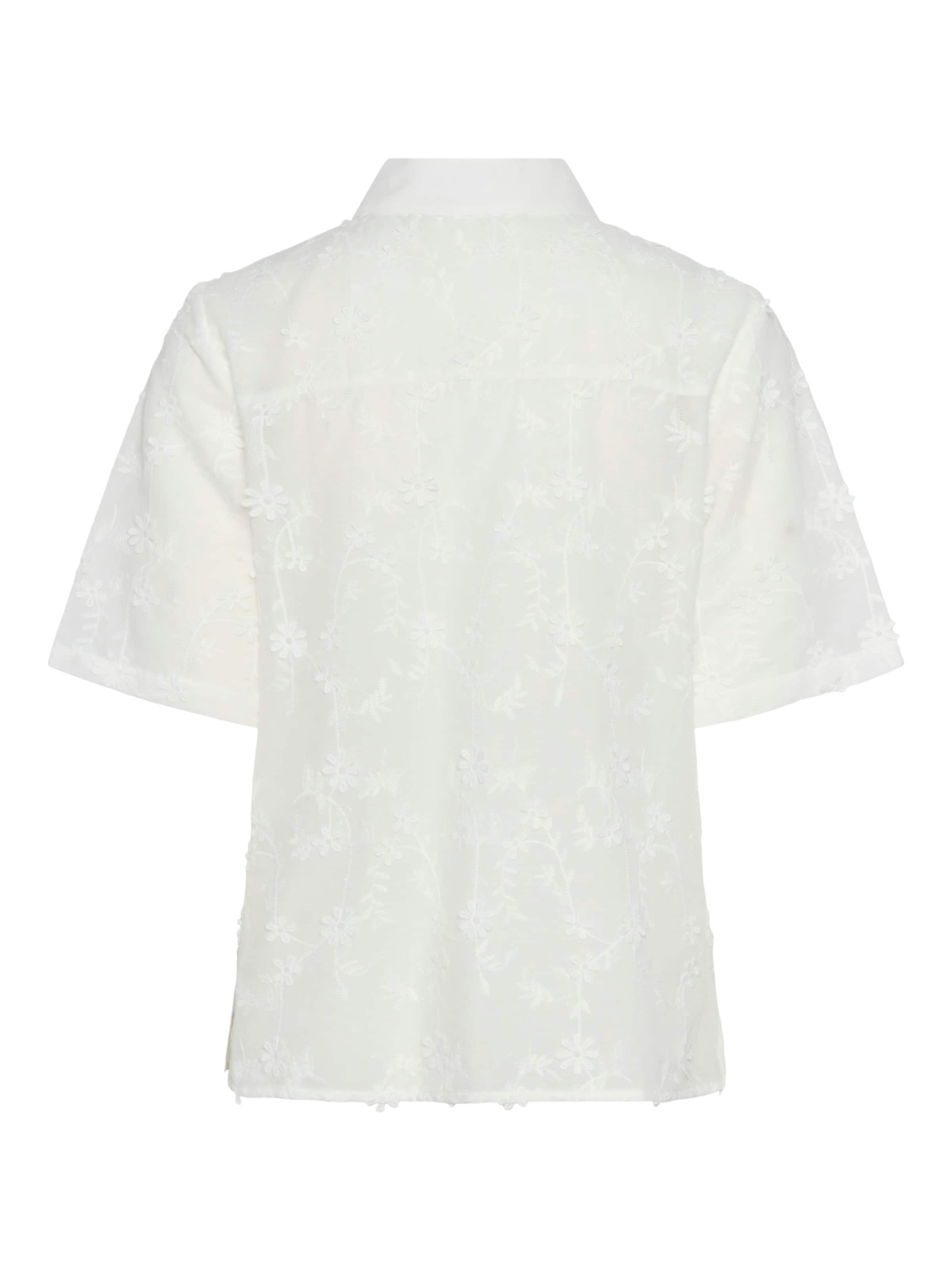 PIECES Pluus 'Nolax', värv valge