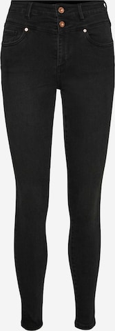 VERO MODA Slimfit Jeans in Zwart: voorkant