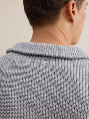 DAN FOX APPAREL Свитер 'Leart' в Серый