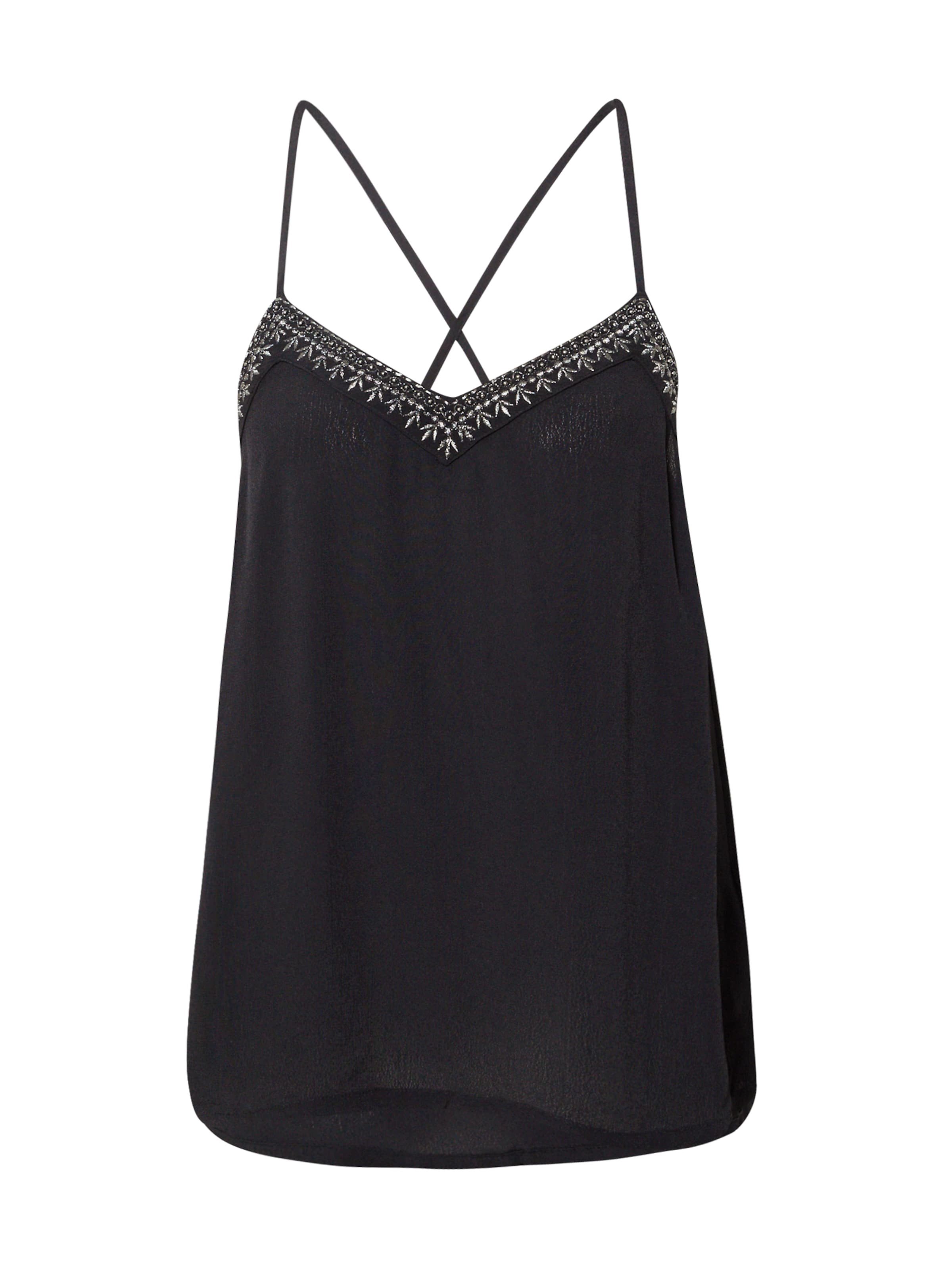 ABOUT YOU Top 'Joy' in Black: front