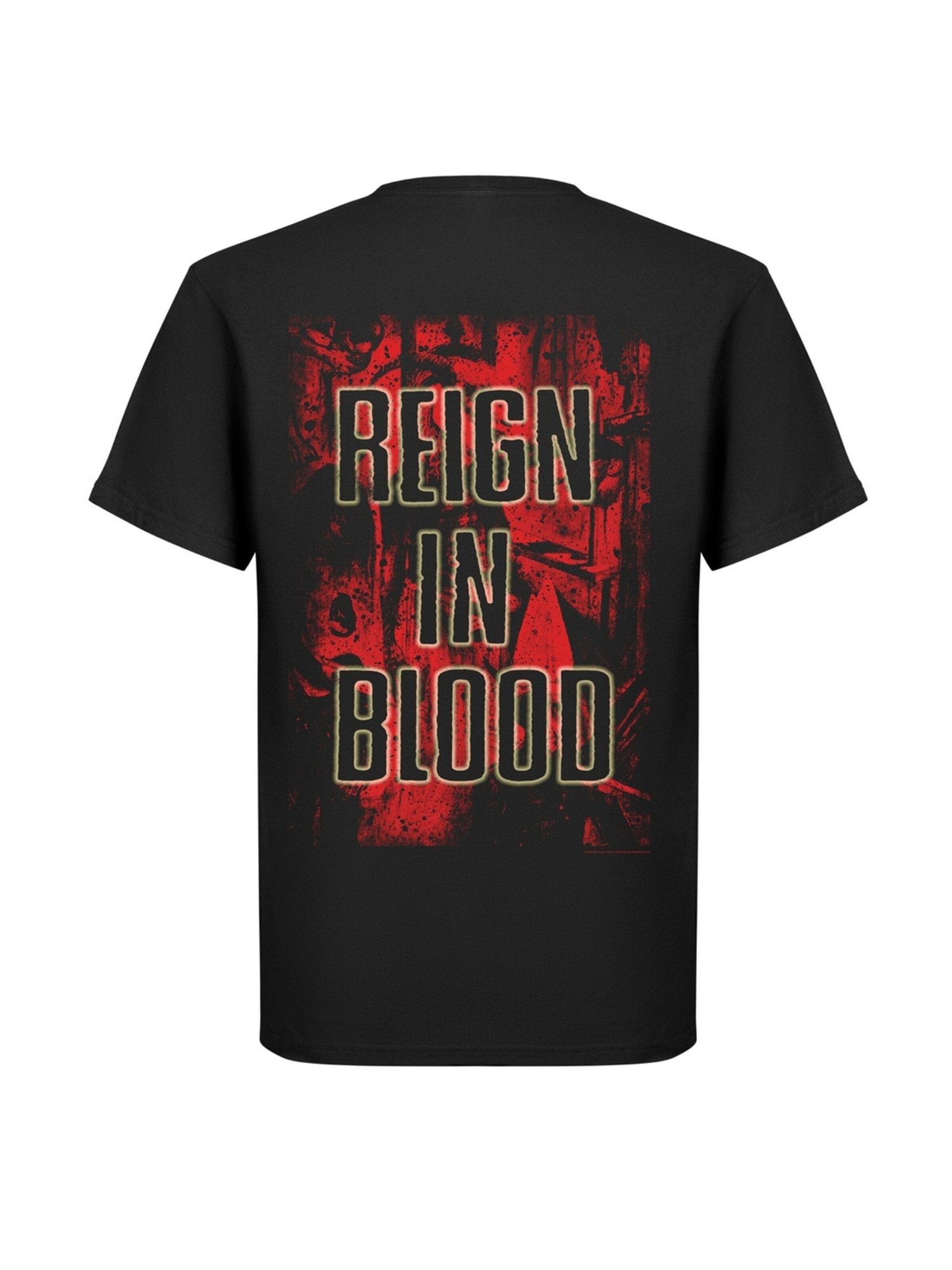 Slayer - Camiseta 'Slayer Reign in Blood Logo T-Shirt' en negro