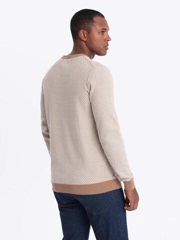 Pull-over 'OM-SWSW-0111' Ombre en beige