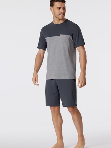 SCHIESSER Short Pajamas ' 95/5 Nightwear ' in Grey: front