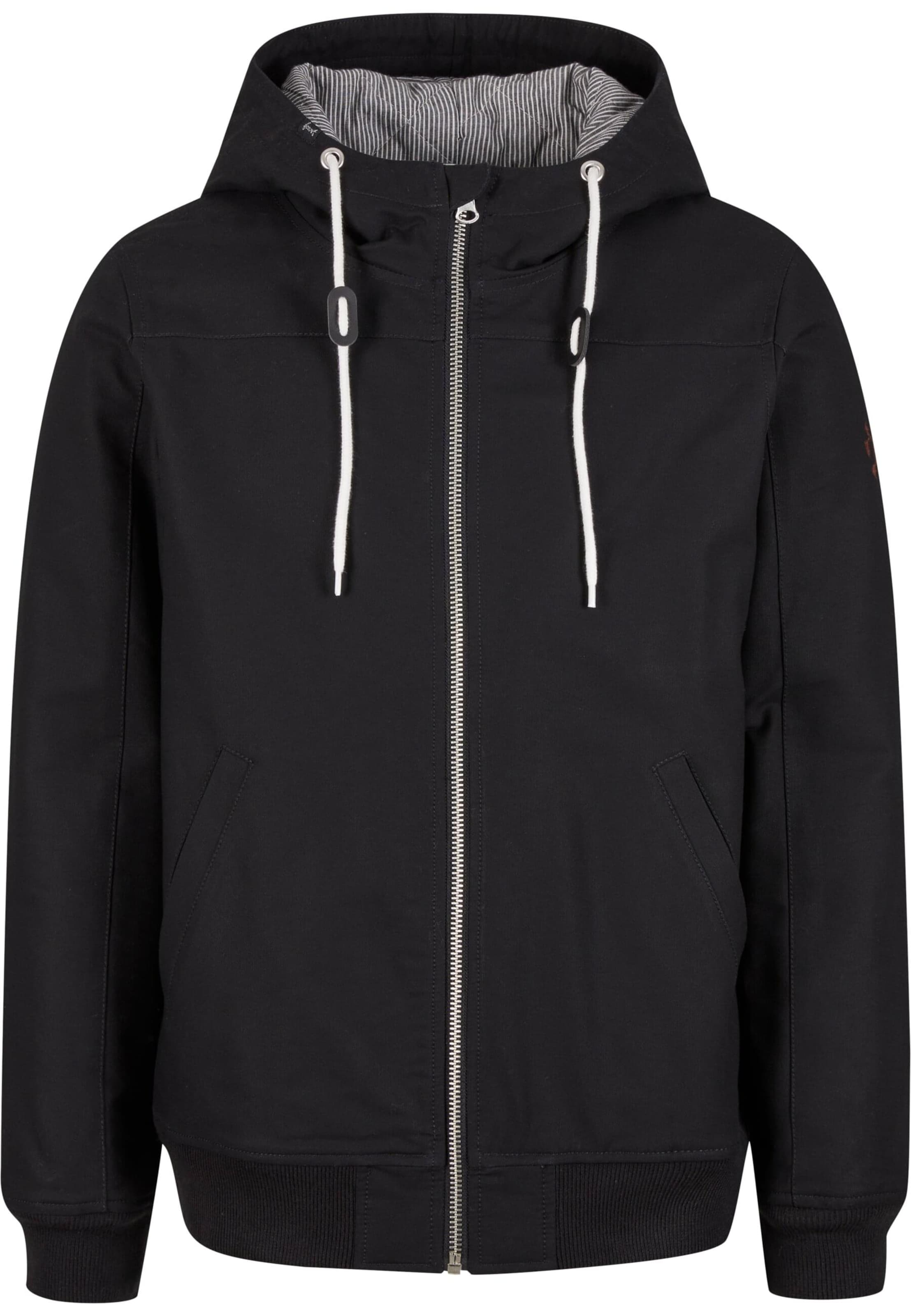 Geacă de primăvară-toamnă de la Forvert pe negru: față