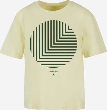 F4NT4STIC T-Shirt 'Geometrics' in Gelb: predná strana