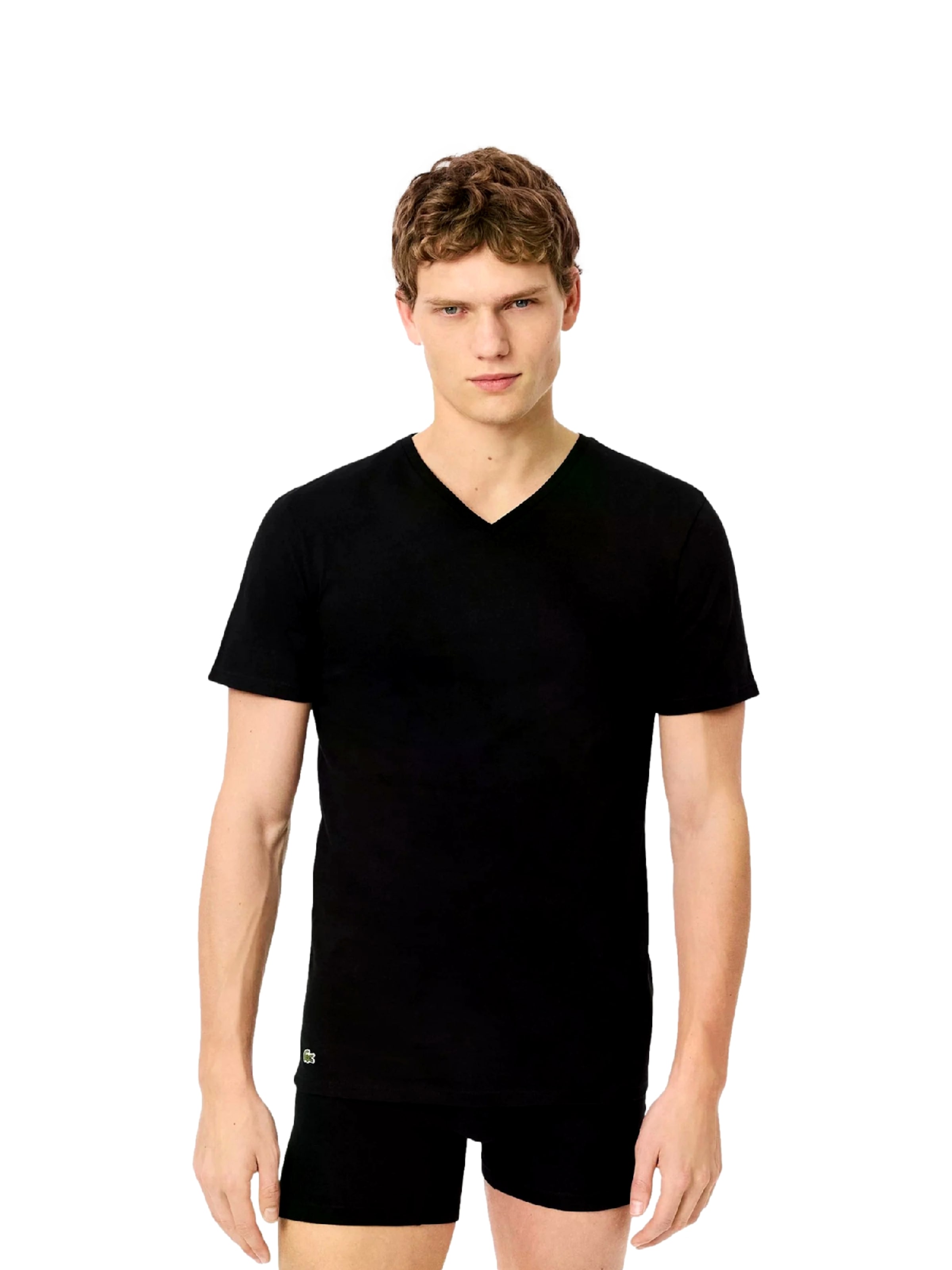 LACOSTE Särk, värv must: eest vaates