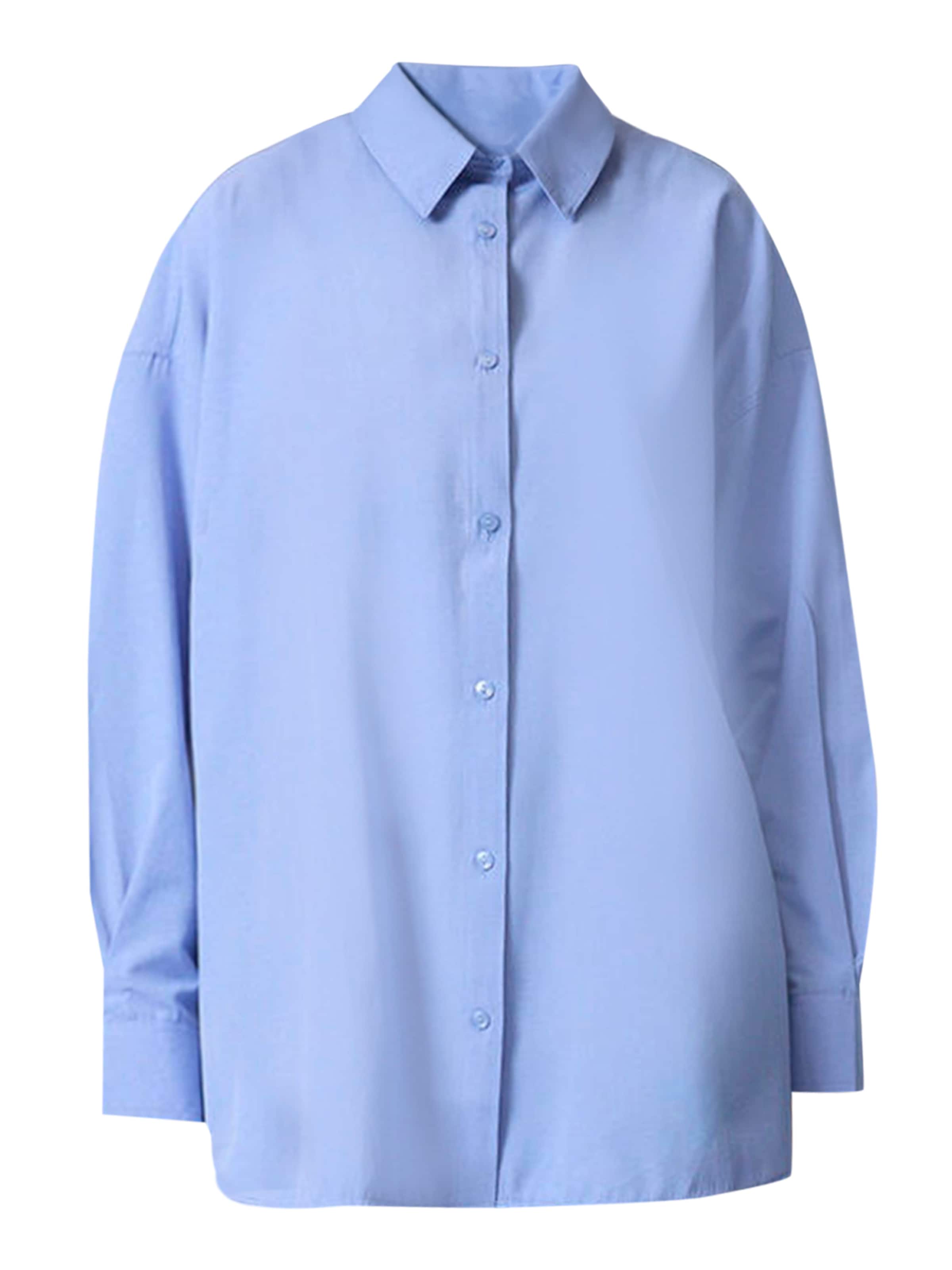 Touche Prive Blouse in Blauw: voorkant