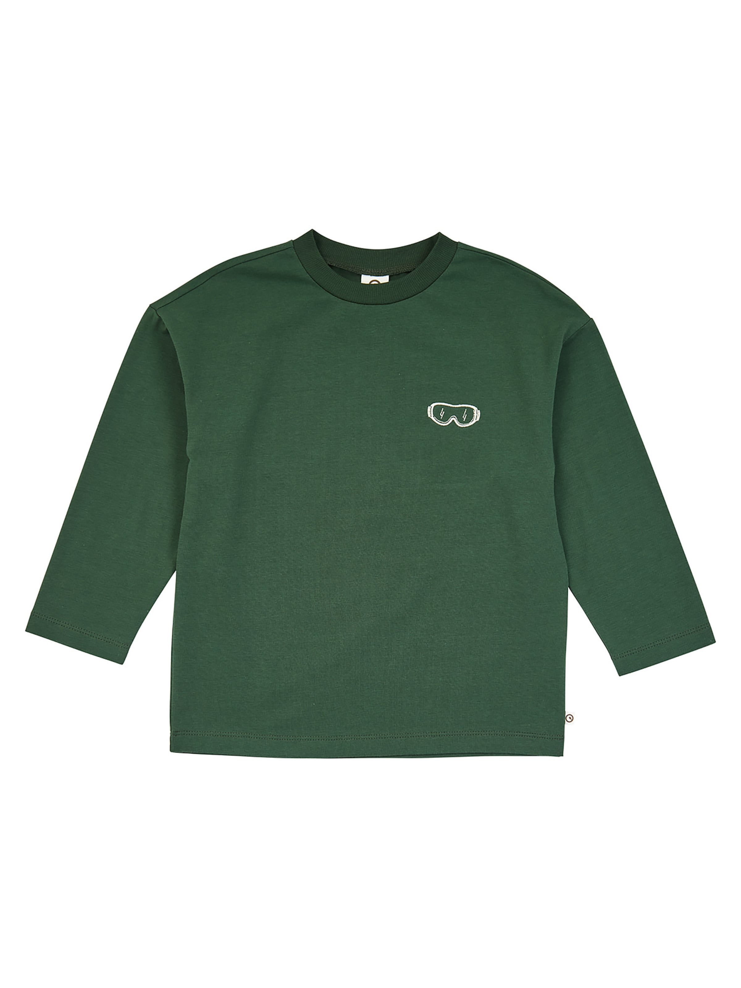 Müsli Shirt in 116 in Green / White, Item view