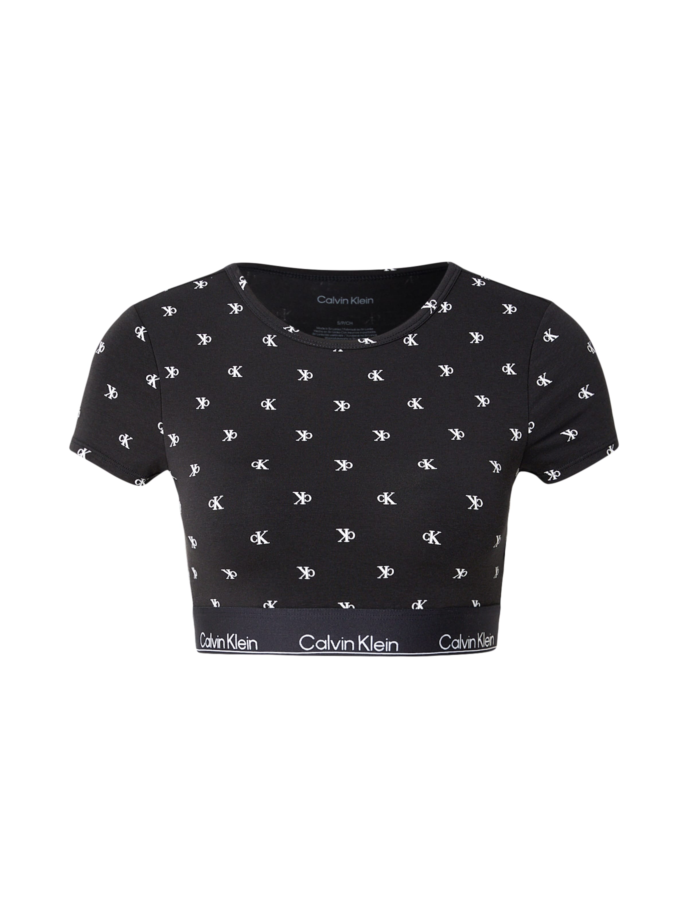 Calvin Klein Underwear Тениска в черно: отпред