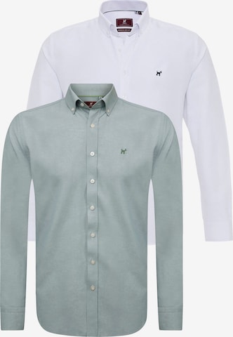 Chemise Williot en bleu : devant