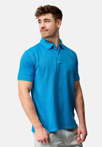 INDICODE JEANS Shirt ' Jorah ' in Blauw: voorkant