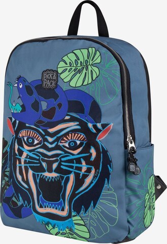 Pick & Pack Backpack 'Dangerous Cat L' in Blue