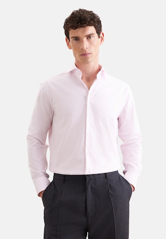 Coupe regular Chemise business SEIDENSTICKER en rose : devant