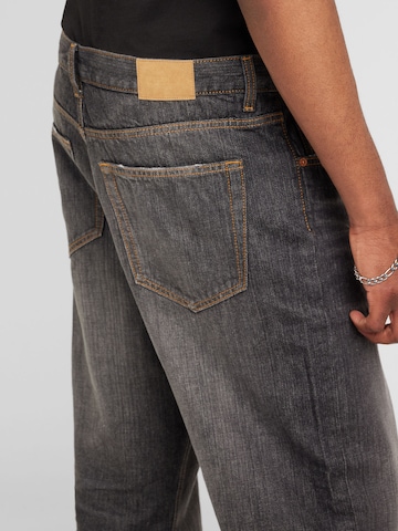 Wide leg Jeans 'Time' di WEEKDAY in nero