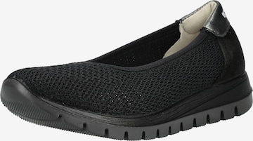Ballerina di IGI&CO in nero: frontale