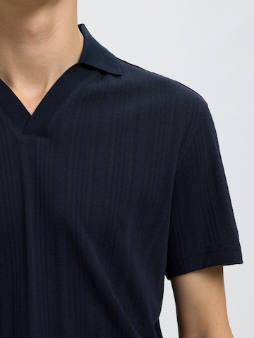T-Shirt SELECTED en bleu