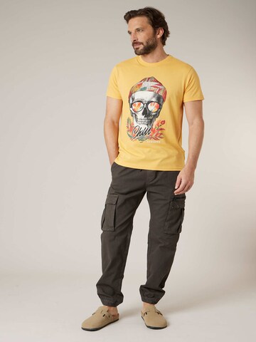 Effilé Pantalon cargo 'Monroe' Deeluxe en gris