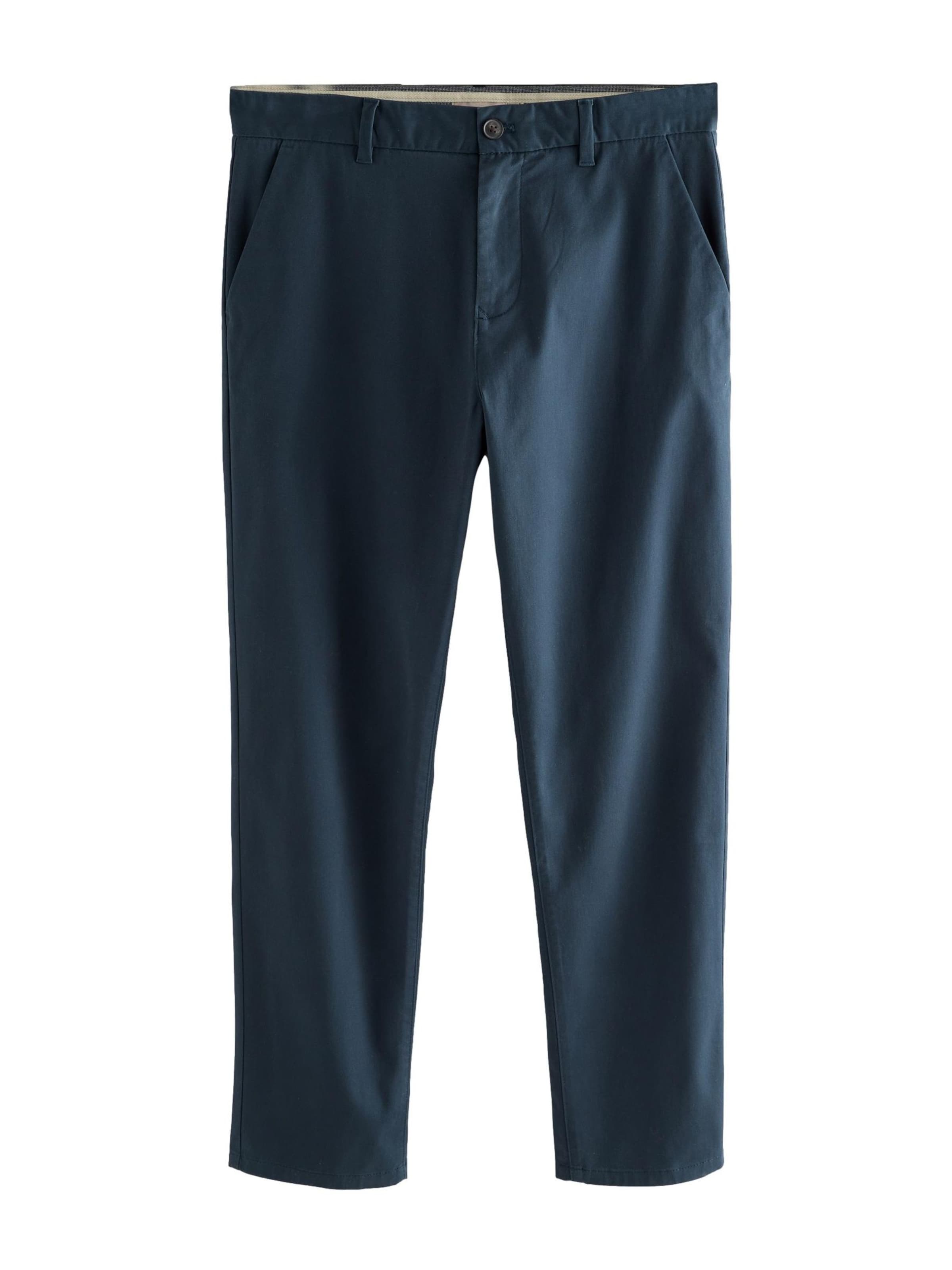 Next Tapered Chinohose in Blau: Vorderseite