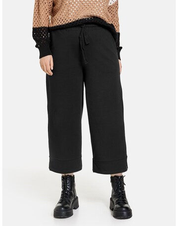 SAMOON Loose fit Pants in Black: front