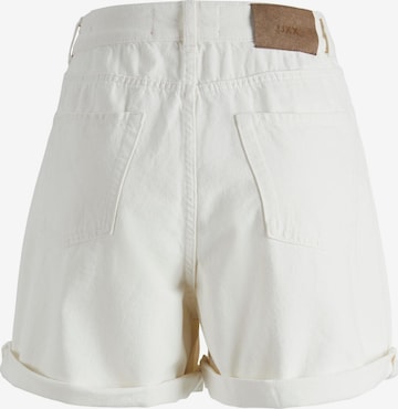 JJXX - Loosefit Pantalón vaquero plisado 'Alexa' en blanco