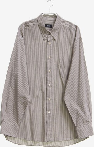 BOSS Button Up Shirt in L in Beige: front