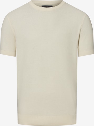 T-Shirt Nils Sundström en beige : devant