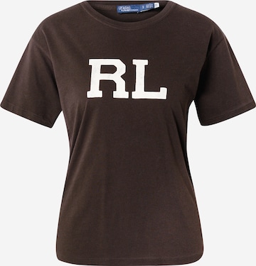 Polo Ralph Lauren T-shirt 'PRIDE' i brun: framsida