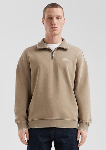 Veste de survêtement QS en marron : devant